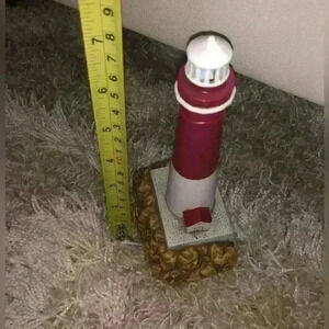 Vintage  1995 Lefton Barnegat Rotating Beacon Lighthouse